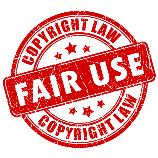 Доктрината за честна употреба позволява определена употреба на изображения и съдържание, стига тази употреба да не затруднява правата на автора.