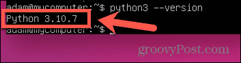 ubuntu python версия