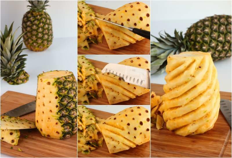 как да обелите ананас