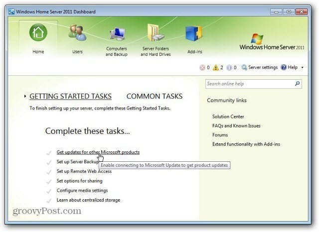 Създайте стартиращ USB Flash Drive на Windows Home Server 2011