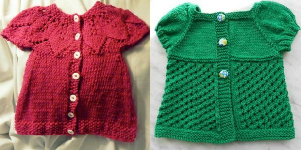 Плетени модели жилетки за бебе и деца