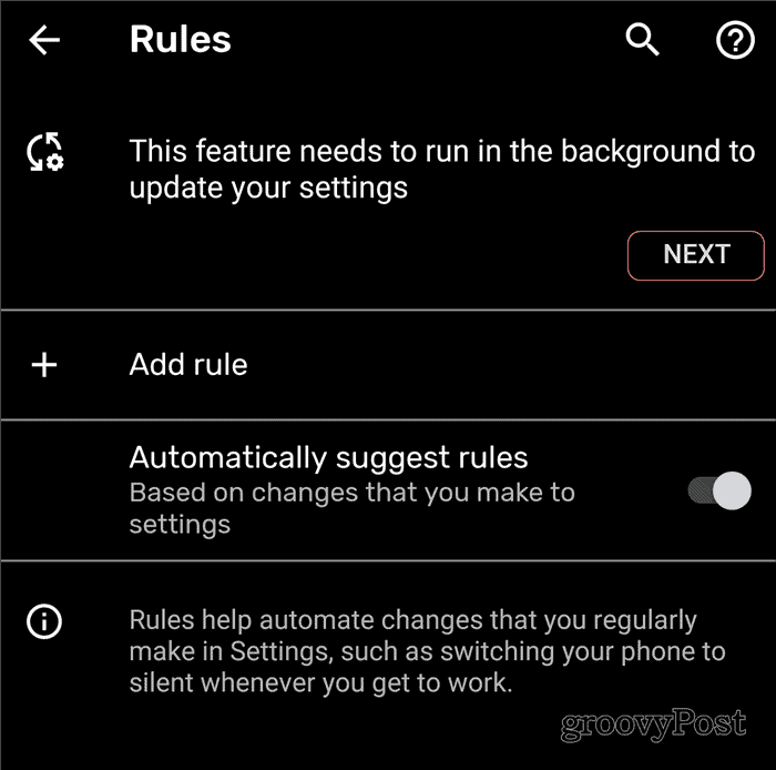 Фон с правила за Android