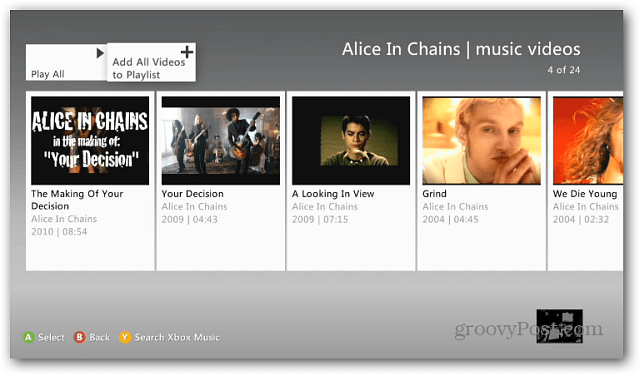 Музикални плейлисти за Xbox