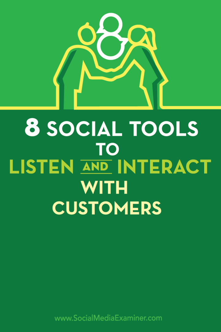 инструменти за социално обслужване на клиенти