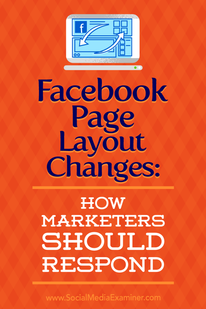 Промени в оформлението на страницата във Facebook: Как маркетолозите трябва да реагират от Kristi Hines в Social Media Examiner.