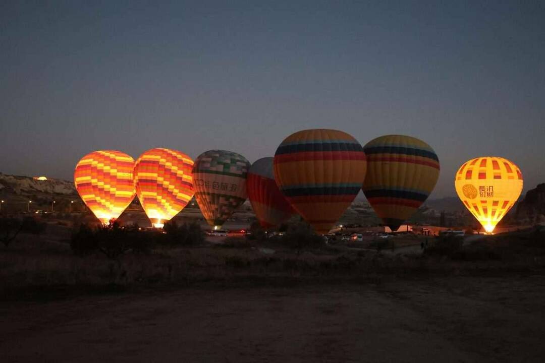 550 хиляди туристи гледаха Кападокия от небето