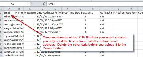 csv информация за файла