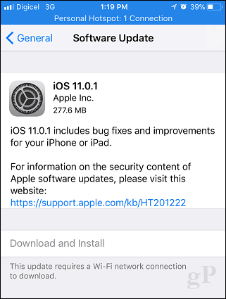 Издаден е Apple iOS 11.0.1 и трябва да надстроите сега
