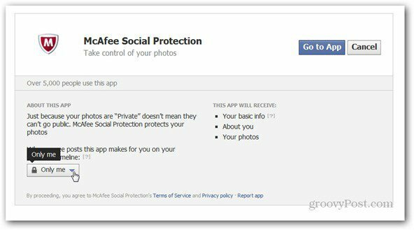разрешения за социална защита mcaffee
