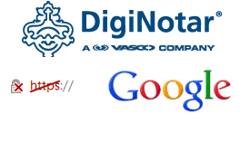 Сертификат за защитен гнездо за слоеве на Google DigiNotar