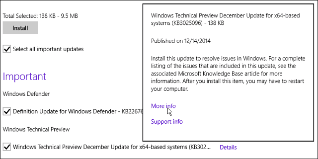 KB3025096 актуализация на Windows