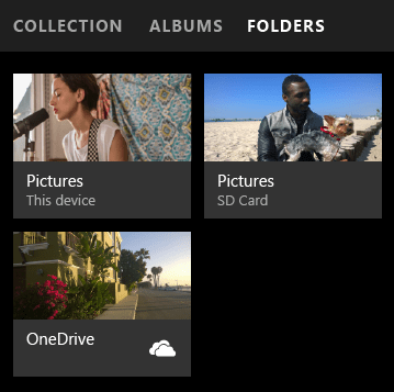 снимки приложение за Windows 10 мобилни