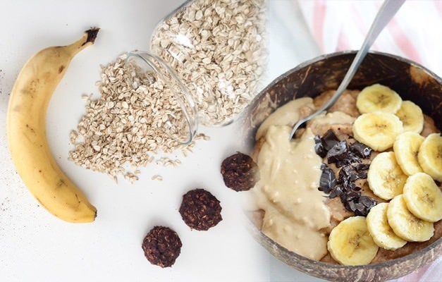 Рецепта за диетична овесена закуска: Как да си направим овес от банан и какао?