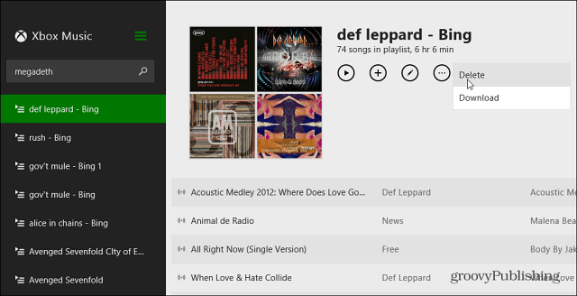Как да изтриете музикални плейлисти за Xbox