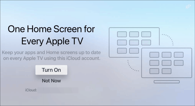 Един домашен екран Всеки Apple TV