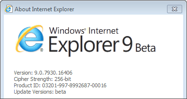 Изтегляне и функции на Internet Explorer 9