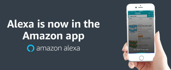 Интелигентната помощна услуга на Amazon, Alexa, вече е достъпна в основното приложение за пазаруване за iOS.