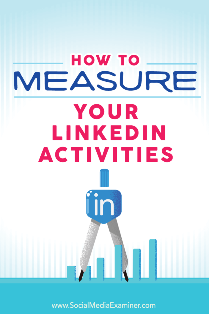 Как да измервате своите дейности в LinkedIn: Проверка на социалните медии