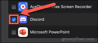 discord разрешения за запис на екрана mac