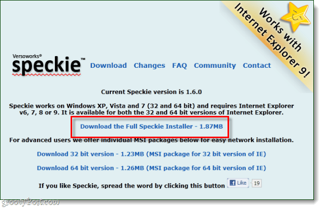 Добавете проверка на правописа към Internet Explorer 9 с Speckie