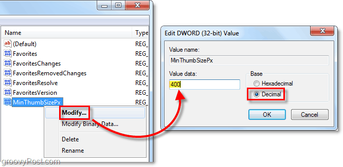 Как да коригирате размера на миниатюрите на лентата на задачите на Windows 7