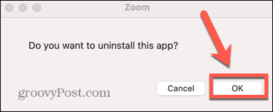 mac uninstall zoom