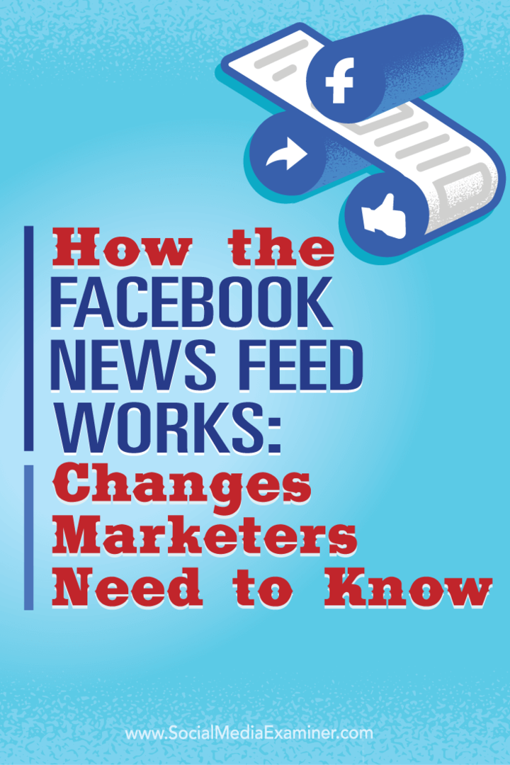 промени в емисията на новини във Facebook