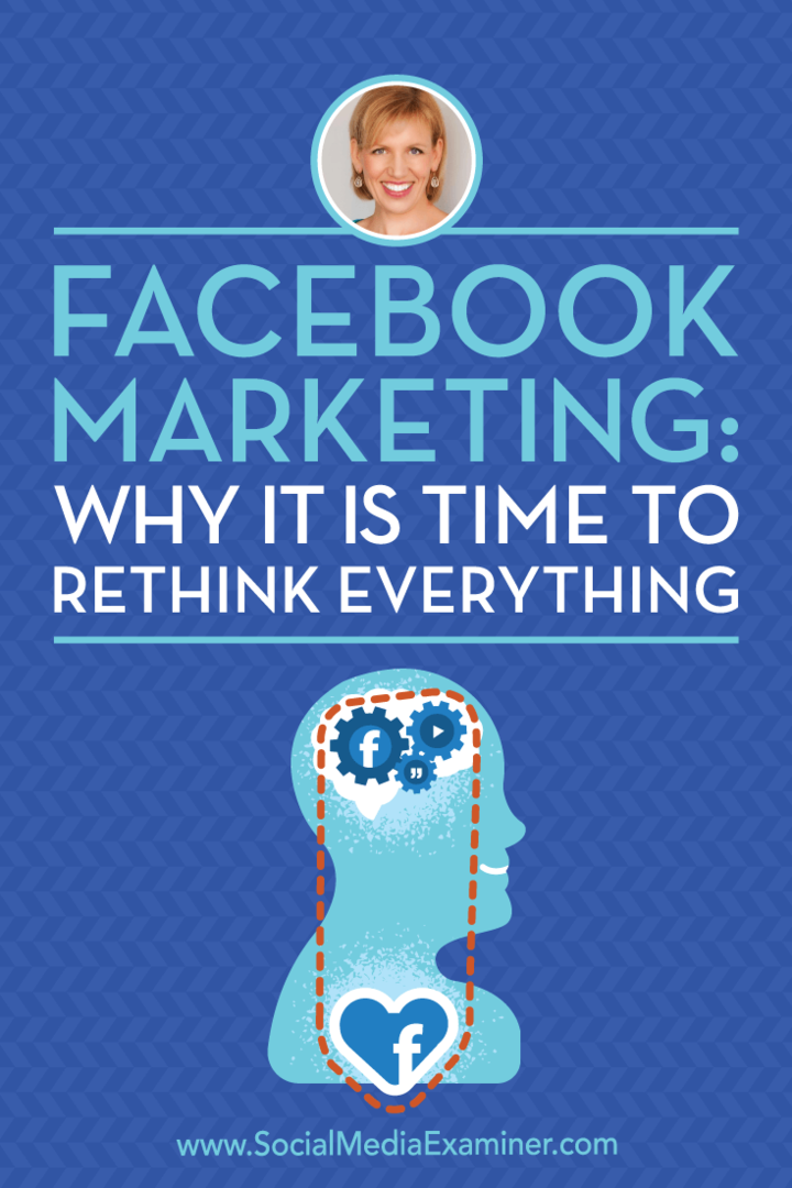 Facebook Marketing: Защо е време да преосмислим всичко, включващо прозрения от Гост в подкаста за маркетинг на социални медии.