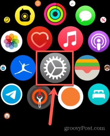 приложение за настройки на Apple Watch