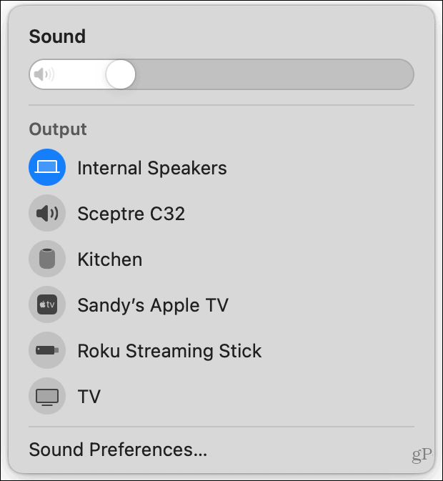 Контрол на звука на Mac