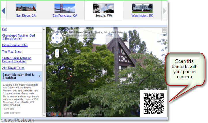 Любими места на Google + безплатно приложение за сканиране с баркод [groovyNews]