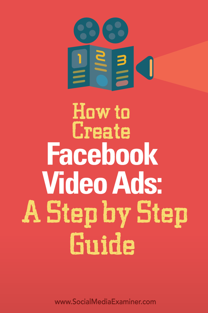 как да създадете facebook видеореклами