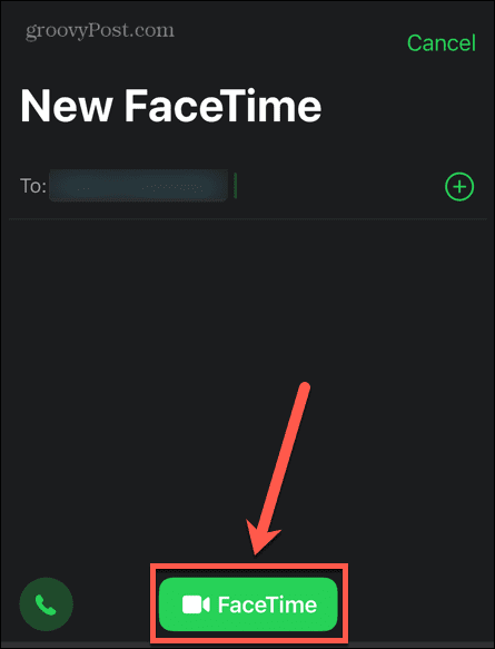 бутон facetime iphone
