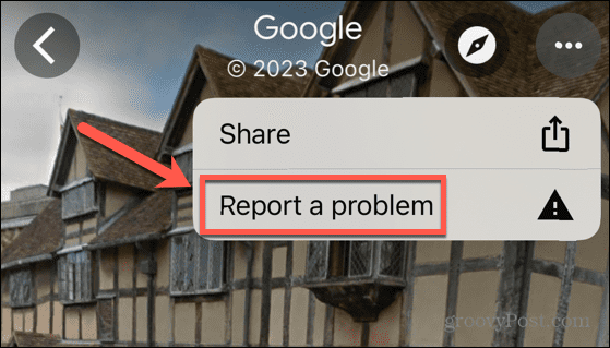 google maps съобщава за проблем