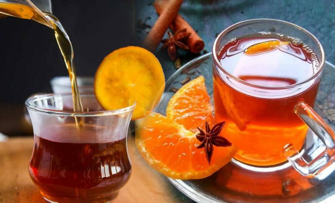 Как да си направим портокалов чай? Един различен вкус за вашите гости: Портокалов чай ​​с босилек