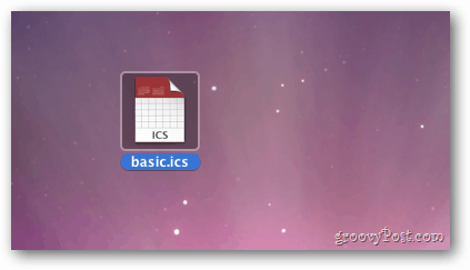 ICS файл