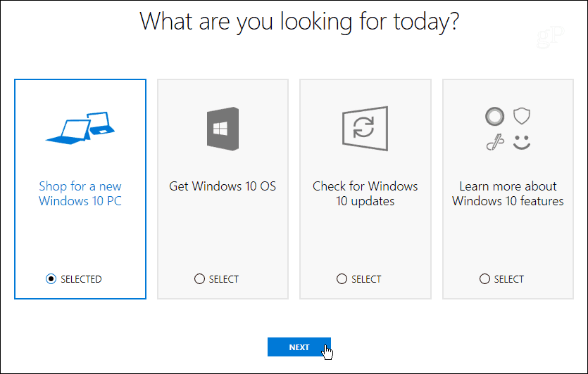 Microsoft стартира сайт, за да ви помогне да изберете следващия си компютър с Windows 10