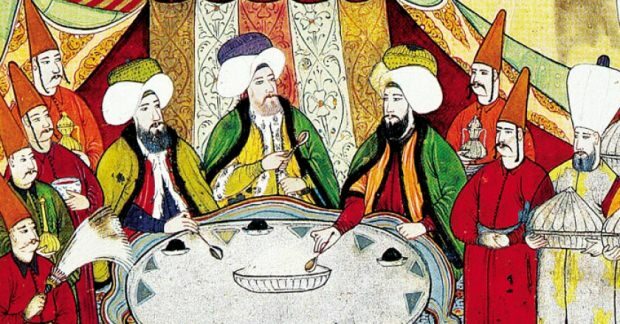 Османски празник на султански храни
