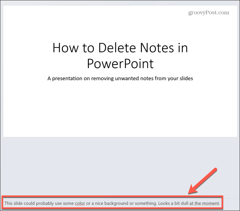 PowerPoint бележки