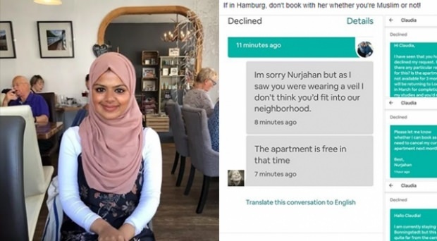 Те не са наели къща на студента заради хиджаб.