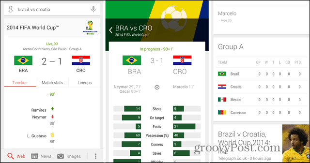 Световно първенство 2014: Използвайте Google Now, за да следите отборите си