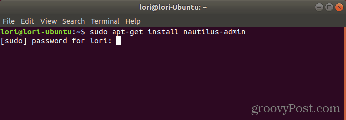 Инсталирайте Nautilus Admin