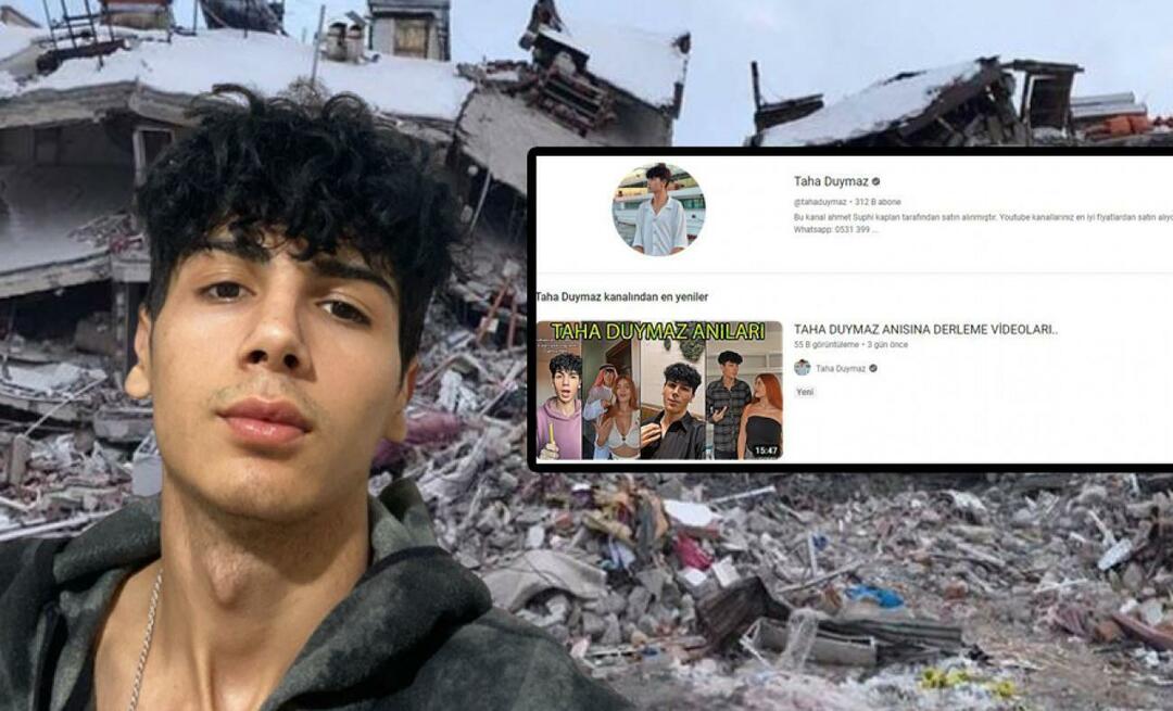 Споделянията от акаунта на Таха Дуймаз, който загуби живота си при земетресението, получиха реакция!