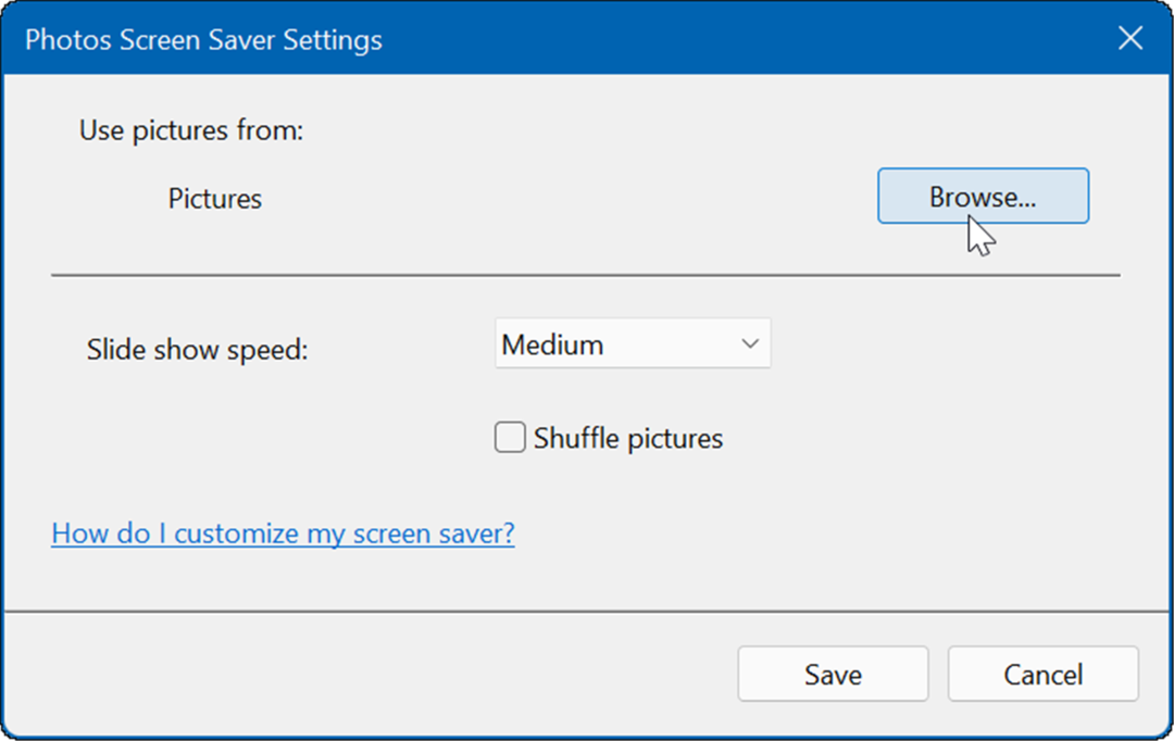 Как да зададете снимки като скрийнсейвър на Windows 11 и 10
