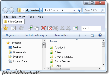 сърфиране в раздели в Windows Explorer qttabbar