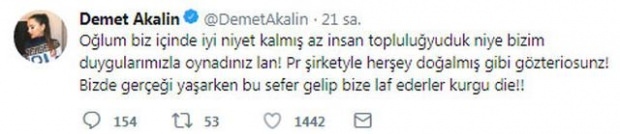 Мехмет Баштурк отказа офертата на Демет Акалин за вокали!