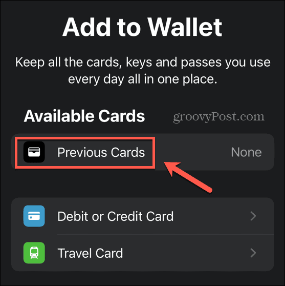 приложение за портфейл предишни карти