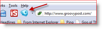 Нова икона за добавка на Firefox на лентата с инструменти