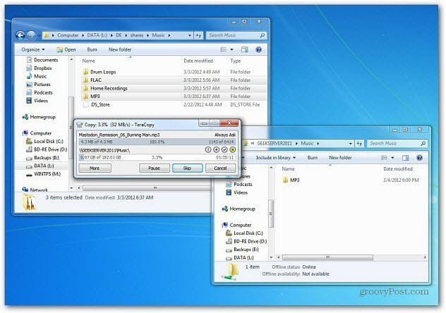 Windows 8: Използване на функцията за копиране на нов файл