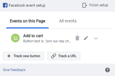Използвайте инструмента за настройка на събития във Facebook, стъпка 8, прегледайте проследяването на събитията си в прозореца за настройка на събитията във Facebook
